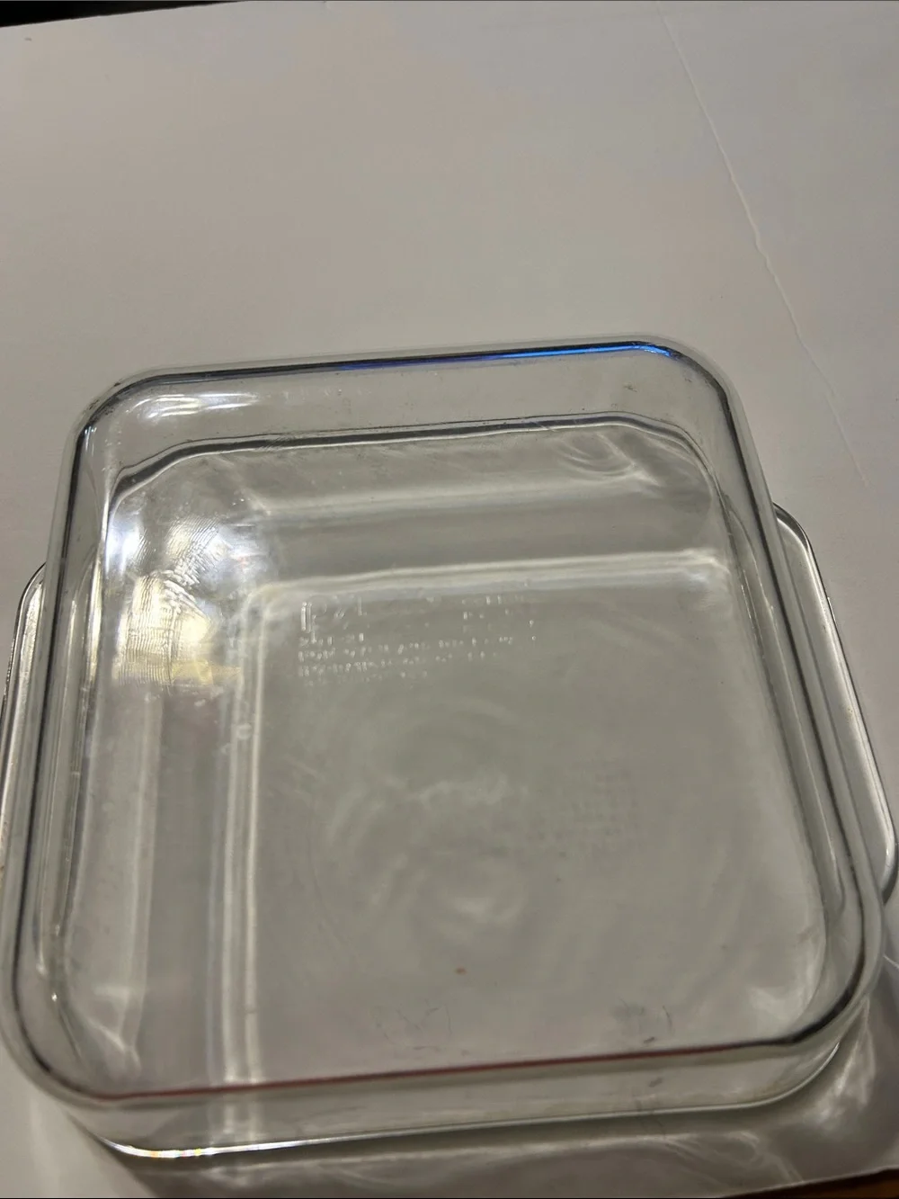 Pyrex Glass Square Baking Dish – Transparent